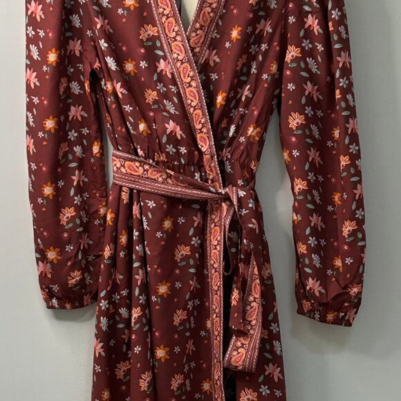 Garrie B Mini Wrap Dress Size M - Picture 9 of 9